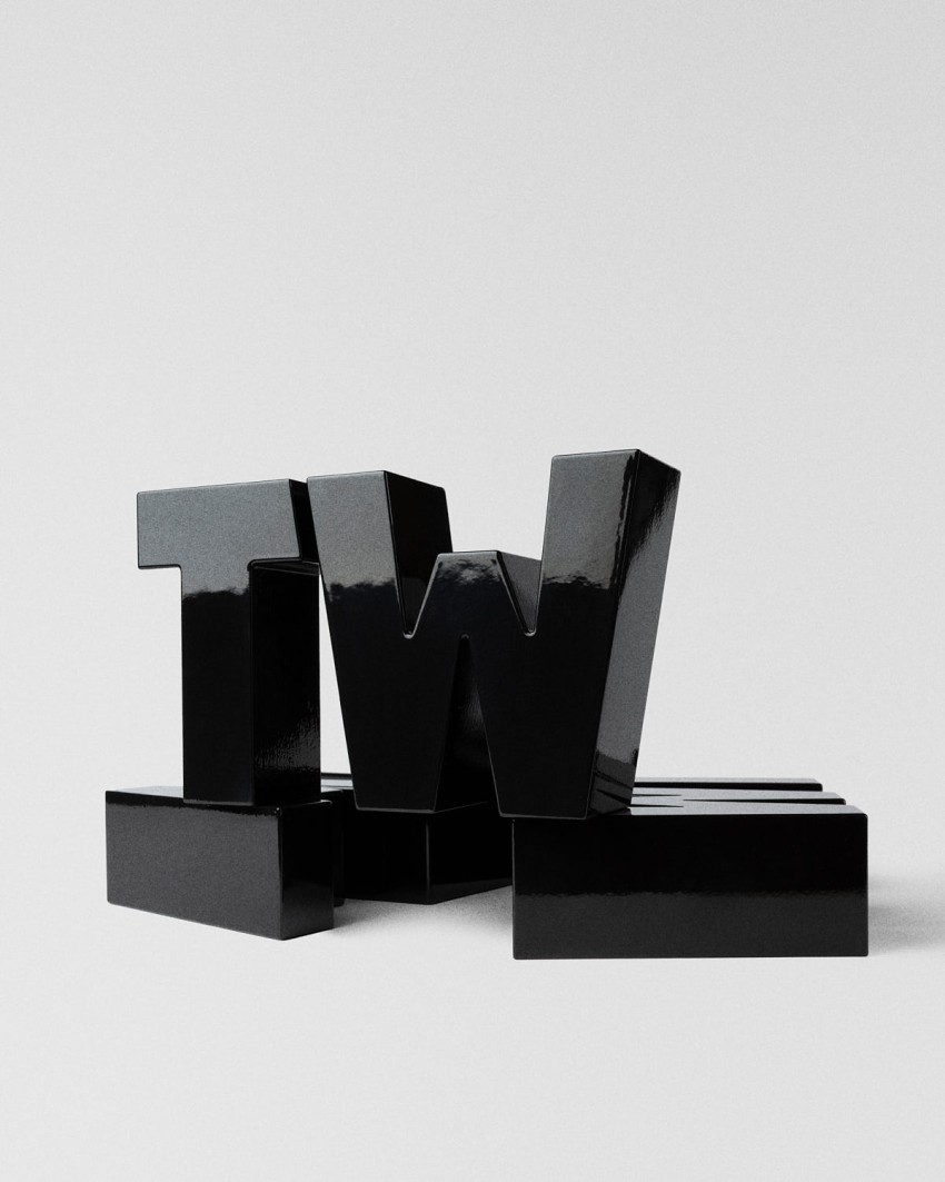 Trofeo TextilWirtschaft Forum 2026 TW tipografico nero